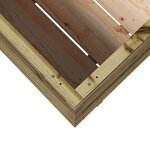vidaXL Jardinière 70x40x72 cm bois de pin imprégné