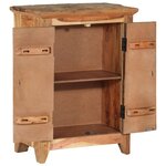vidaXL Buffet 55x33x75 cm bois massif d'acacia et bois de récupération