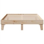 vidaXL Cadre de lit sans matelas 160x200 cm bois massif de pin