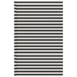 vidaXL Tapis de tente anthracite et blanc 400x600 cm PEHD