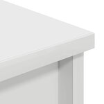 vidaXL Buffet haut blanc 37 5x35x180 cm bois d'ingénierie