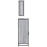 vidaXL Ensemble de meubles de salle de bain 3 Pièces Sonoma gris