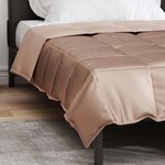 vidaXL Duvet complet toute l'année Doré 200 x 135 cm