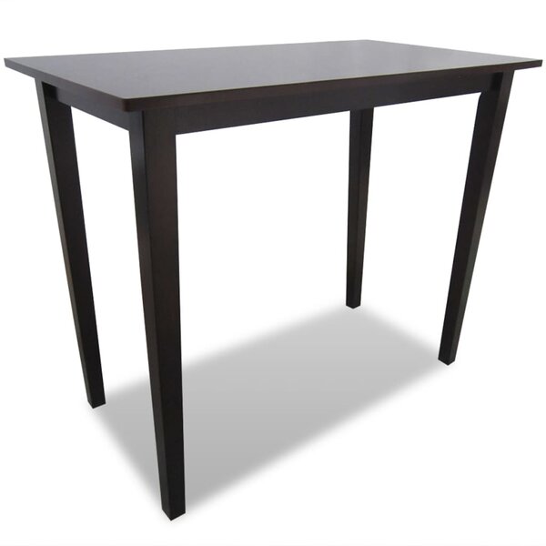 vidaXL Table de bar en bois Marron