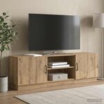 vidaXL Meuble TV 150 x 31 x 47 cm Chêne artisanal Bois d'ingénierie