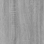 vidaXL Table d'appoint Sonoma gris 50x50x35 cm Bois d'ingénierie