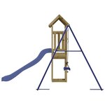 vidaXL Aire de jeux d'extérieur bois de pin imprégné