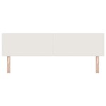 vidaXL Tête de lit LED avec des lumières à LED Crème 180 cm Polyester