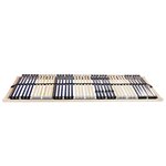 vidaXL Sommier à lattes Marron 90 x 190 cm Bois de hêtre massif