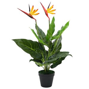 vidaXL Plante artificielle Strelitzia Reginae Oiseau de Paradis 66 cm
