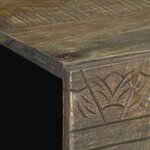 vidaXL Armoire lavabo de salle de bain bois massif de manguier