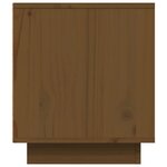 vidaXL Meuble TV Marron miel 80x35x40 5 cm Bois de pin massif