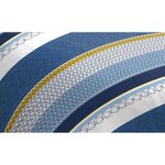 Parure de couette microfibre - 1 housse de couette 140 x 200 cm + 1 taie d'oreiller 63 x 63 cm - Bleu