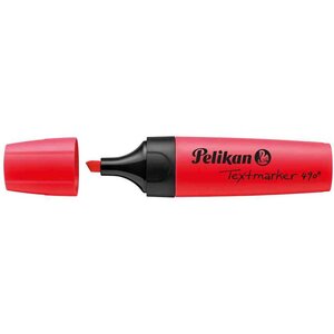 Surligneur textmarker 490 pointe biseautée 1 - 5 mm rouge fluo pelikan