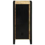 vidaXL Cabinet de salle de bain Marron Bois de manguier massif