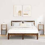 vidaXL Table de chevet 2 Pièces Bois ancien 30 5 x 27 x 59 5 cm