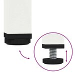 vidaXL Buffet blanc 35x39x73 5 cm acier laminé à froid