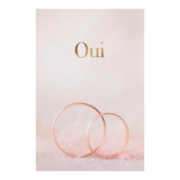 Carte Mariage Oui - Draeger paris