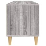 vidaXL Meuble TV sonoma gris 100x34 5x44 5 cm bois d'ingénierie