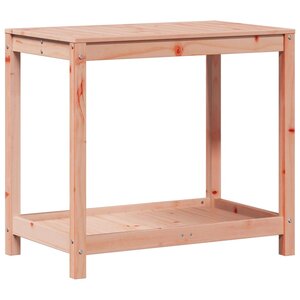 vidaXL Table de rempotage et étagère 82 5x50x75 cm bois massif douglas
