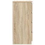 vidaXL Buffet chêne sonoma 37 5x35x76 cm bois d'ingénierie