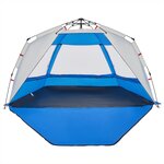 vidaXL Tente de plage 3 personnes libération rapide imperméable
