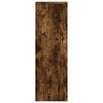 vidaXL Support pour plantes chêne fumé 33x33x100 cm bois d'ingénierie