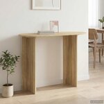 vidaXL Table console Chêne Sonoma 100 x 39 5 x 75 cm Bois d'ingénierie