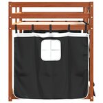 vidaXL Lit superposé sans matelas 90x200 cm bois de pin massif
