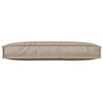 vidaXL Coussin pour dossier de palette Taupe 80 x 40 x 12 cm