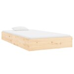 vidaXL Cadre de lit sans matelas bois massif 90x200 cm
