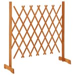 vidaXL Clôture en treillis de jardin Orange 120x90 cm Bois de sapin