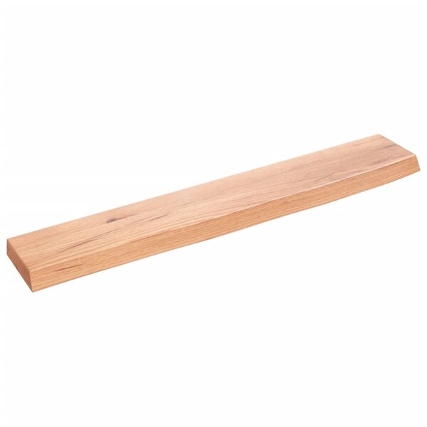 vidaXL Étagère murale marron clair 60x10x2 cm bois chêne massif traité