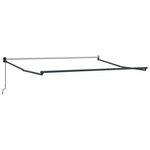 vidaXL Auvent rétractable anthracite/blanc 3x2 5 m tissu et aluminium