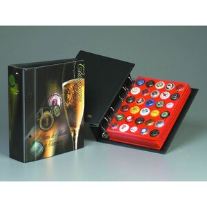 Album Champagne Artline avec 3 pages rouges.
