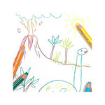 Crayon WOODY 3 en 1 Extra large vert foncé STABILO