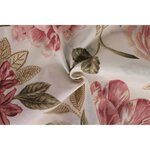 Parure de lit - housse de couette 220 x 240 + 2 taies d'oreiller 60 x 60  65  coton- Crème