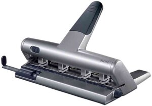 perforateur polyvalent AKTO 4 trous 32 feuilles gris clair et gris foncé LEITZ