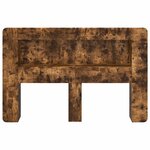 vidaXL Cabinet de Tête de Lit Chêne fumé Bois d’ingénierie