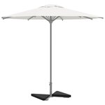 vidaXL Plaques de poids de parasol 2 Pièces triangulaire granit noir 14kg