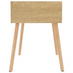 vidaXL Table de chevet Chêne sonoma 40x40x56 cm Bois d'ingénierie