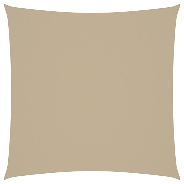 vidaXL Voile de parasol tissu oxford carré 2 5x2 5 m beige