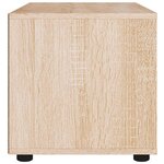 vidaXL Meuble TV VISNES chêne sonoma 100x40x38 cm bois d'ingénierie