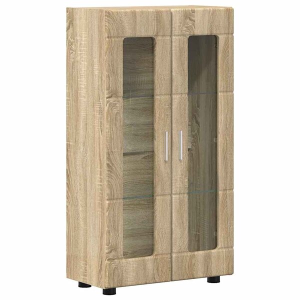 vidaXL Buffet FLORIN Chêne Sonoma 55 5 x 29 x 103 cm Bois d'ingénierie