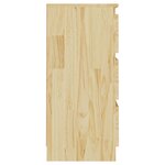 vidaXL Tables de chevet 2 Pièces 40x29 5x64 cm bois de pin solide