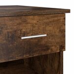 vidaXL Bureau Chêne fumé 90 x 49.5 x 75 cm Bois d'ingénierie