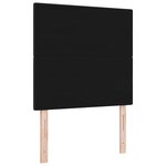 Headboard LED vidaXL Noir 90 cm Tissu