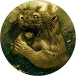 Monnaie OTTER Cute Animals Gilded 2 Oz Argent 2000 Francs Cameroon 2025