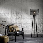 WallArt Panneaux muraux 3D Feline 12 Pièces GA-WA29