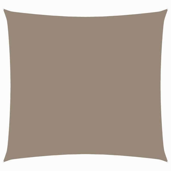 vidaXL Voile de parasol tissu oxford carré 4 5x4 5 m taupe